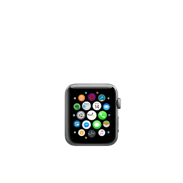 Apple Watch Series 3 (GPS + Cellular, Aluminum, 38mm) / 16GB / MTGG2LL/A